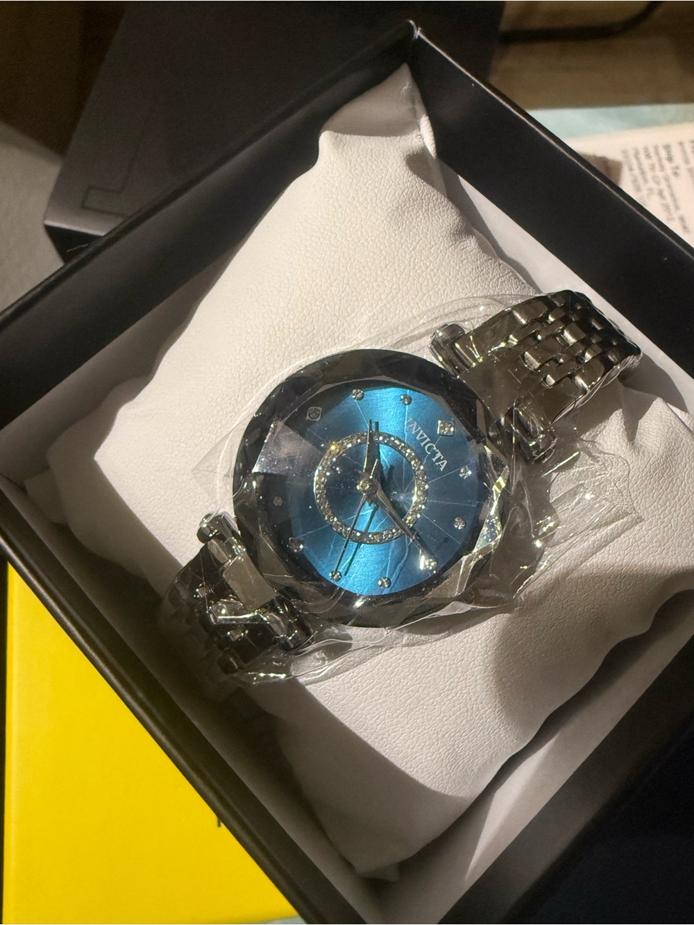 Invicta Celestial Women’s 30mm Watch Silver Blue Crystal Dial-NWT - Picture 5 of 5